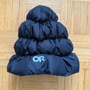OUTDOOR RESEARCH Coldfront Down Beanie Hat Unisex Black L/XL